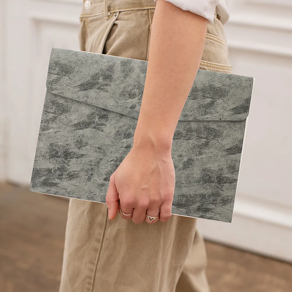 2 шт., искусственная сумка для документов, папка для файлов, контейнер для квитанций, портативная сумка для файлов, дизайн кнопки, офисный органайзер для купюр, безопасный файл