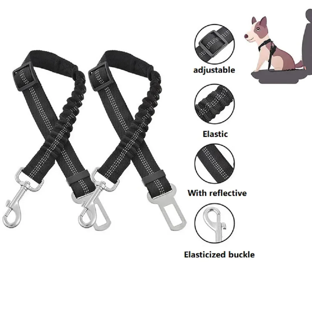 Gordel Auto Voor Hond Reflecterende Singels Veiligheidslijn Rekbare Intrekbare Leash Nieuwe Huisdier Auto Kat Leash Hond Harnas En Leash Set