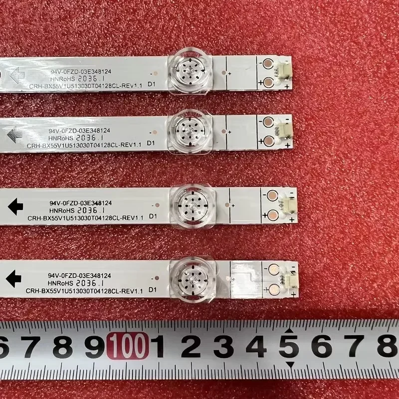 Striscia di retroilluminazione a LED per Hisense H55B7100 H55B7300 H55B7100UK H55B7300UK H55BE7000UK H55BE7000IL H55BE7000 H55BE7200 H55BE7400