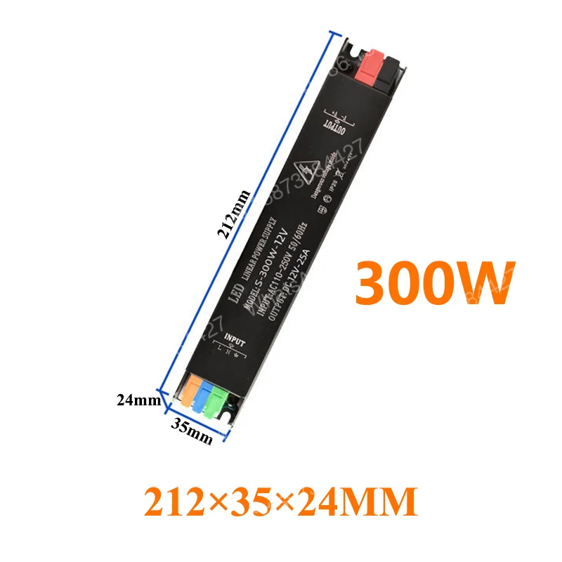 6-個-led-電源-12v-24v-変圧器-ac-220v-から-dc-12v-24v-電源-60w-100w-200w-300w-400w