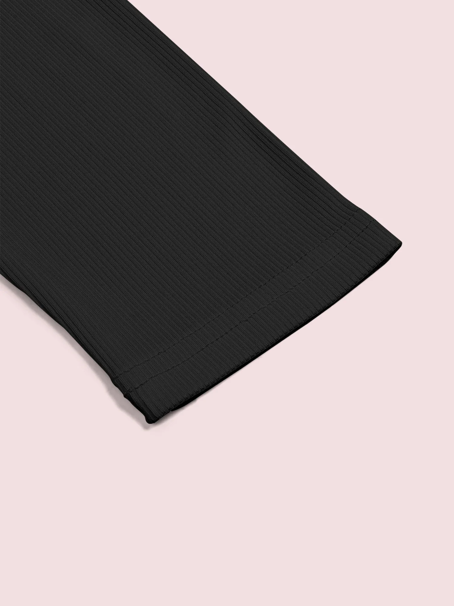 Street-Style Minimalistische Damen-Rundhals-Rippstrick-Langarmshirts Schlanke Bodycon Hochelastische Lässige Herbst-Layering-Tops – Detail 18