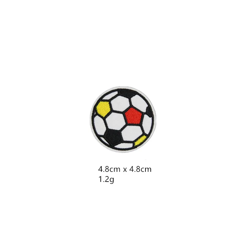 1 piece Iron On Basketball Football Volleyball Golf Baseball Stickers Cartoon Sport Ball Patches Clothing Sewing Appliuqe Badge