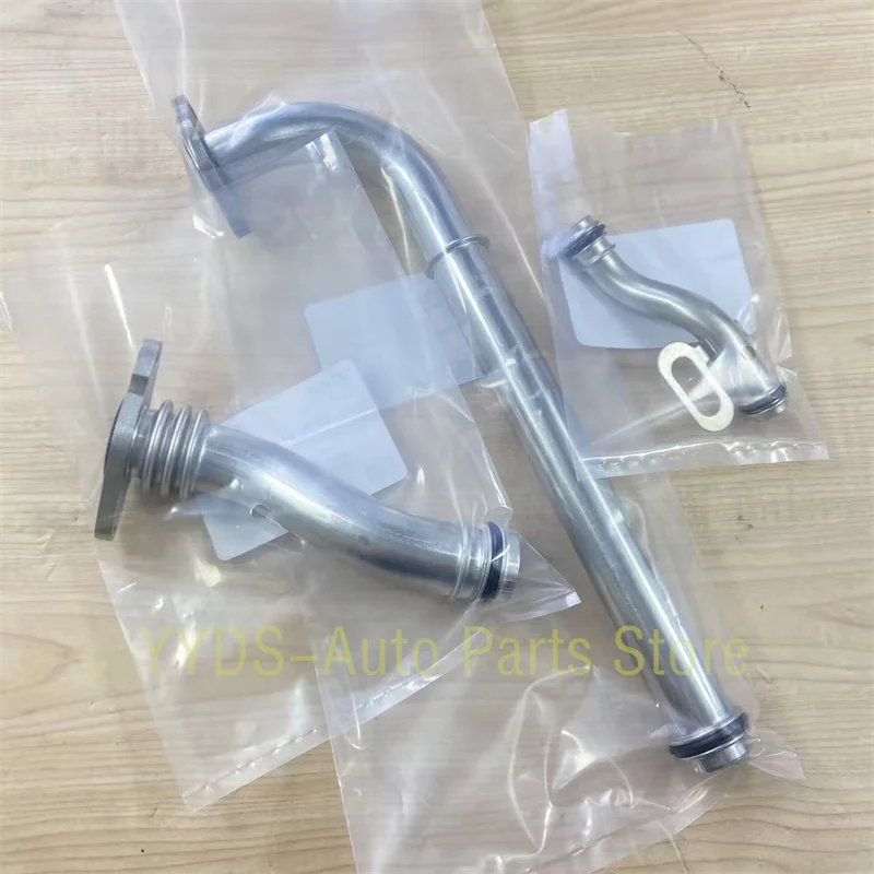 3PCS Engine Coolant Water Oil Cooler Pipe For Chevrolet Cruze Opel Astra 55353329 55353327 55353330