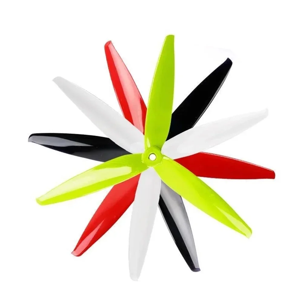 2 paires d'hélices Gemfan Flash 7040 7 pouces, 3 pales 7X4X3 CW CCW, accessoires pour RC FPV Racing Freestyle longue portée, pièces de Drones LR7