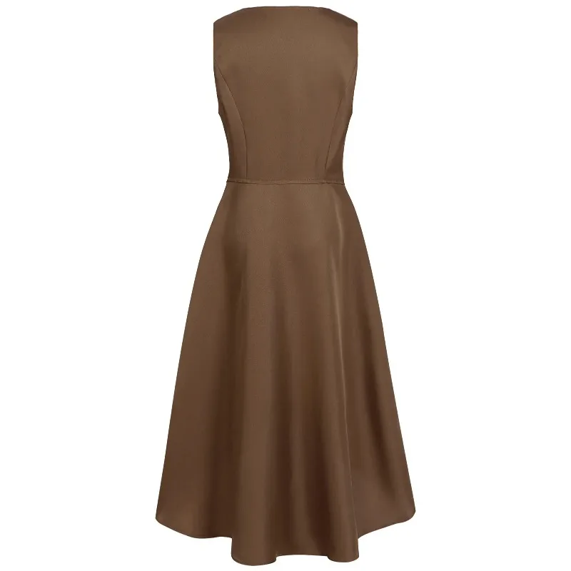 Mittelalterlicher Umhang für Damen, Cosplay-Kostüm, Ärmelloser Offener Umhang aus Polyester, Kriegerin-Kostüm für Halloween, Karneval, Party, Cosplay-Kleid 2026 – Detail 4