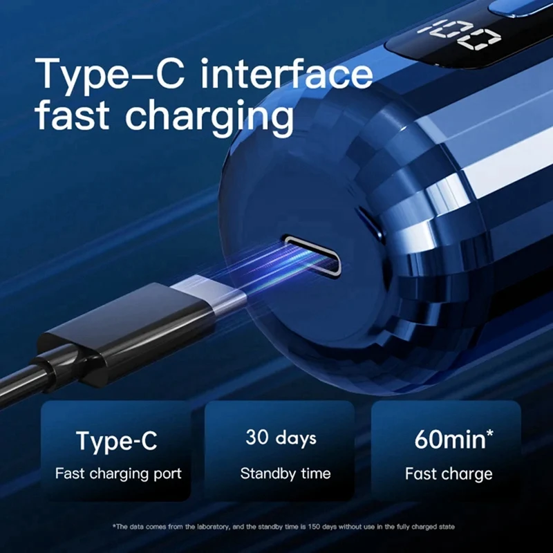 M14K-Mini Electric Shaver Portable USB Rechargeable Shaver Pocket Travel Shaver Washable Portable Cordless Trimmer