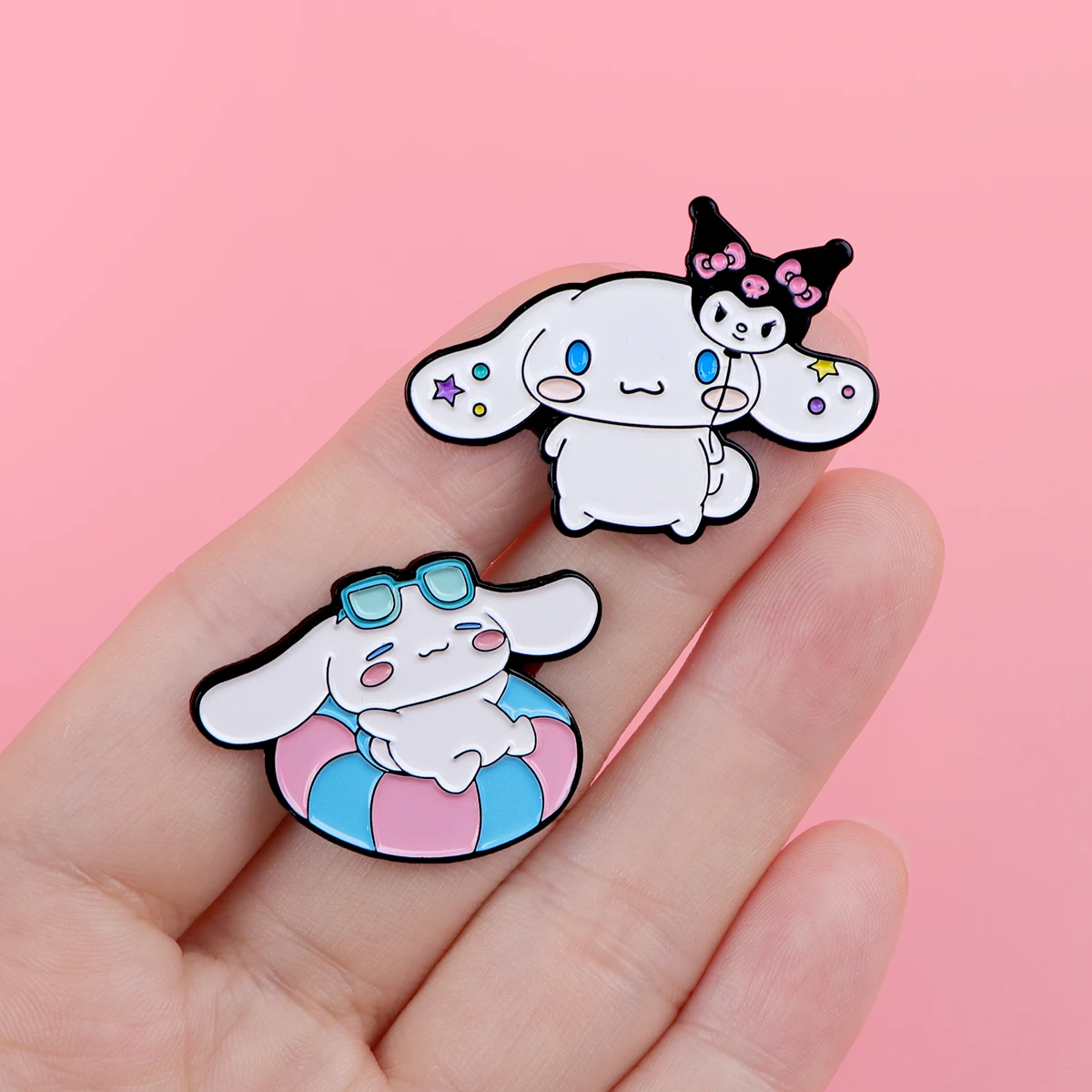 Stitch Cartoon Cat Metal Enamel Pin Brooches for Clothes Badges on Backpack bags Collar Hat Badge Lapel Pins Jewelry