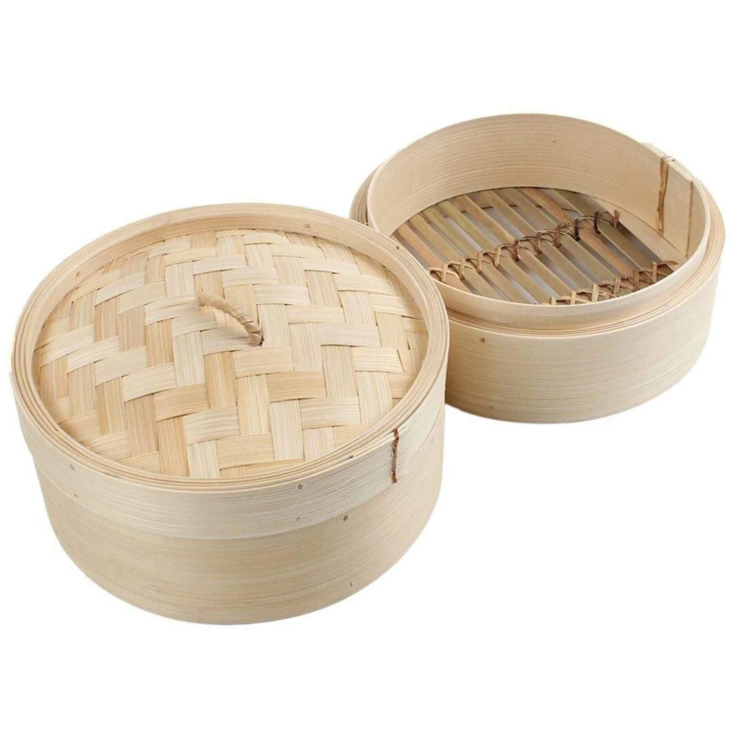 AEE4-Bamboo Steamer 2 camadas  - Steamer Bamboo Set avaliação e preço
