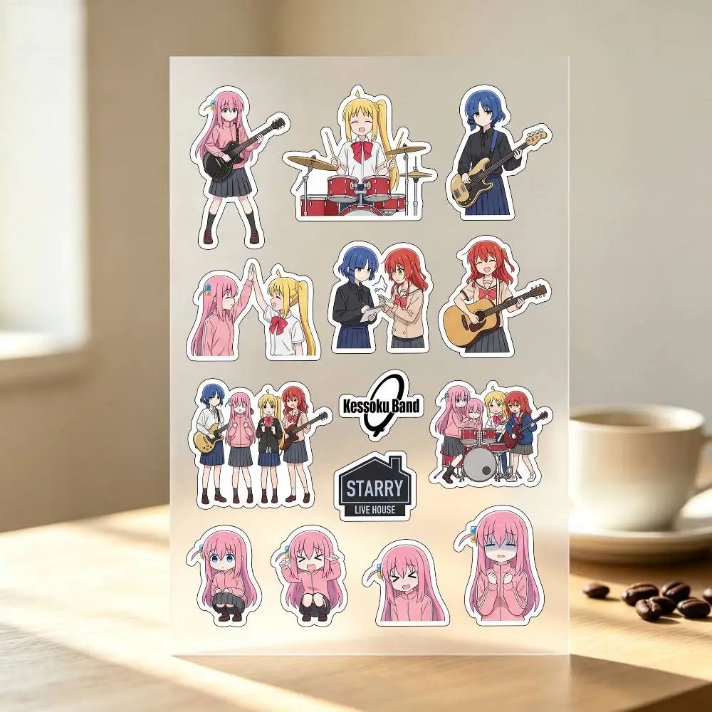 Popular Anime B-BOCCHI THE ROCK Stickers Auto Body Bumper Windows Motorcycle Laptop Walls Vinyl Decal Car Tuning Accessories