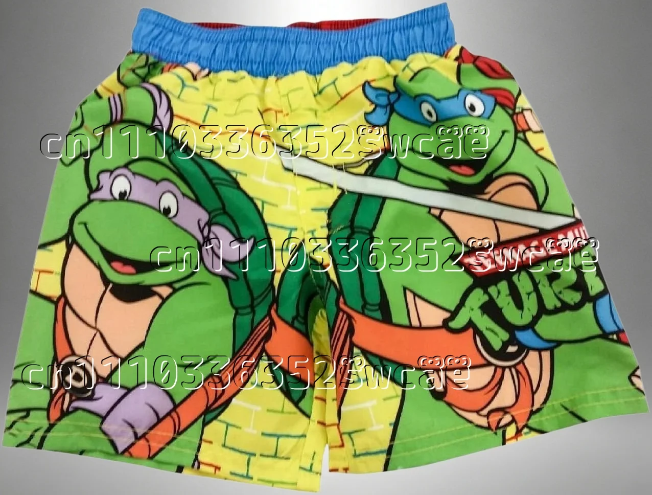 2026 Bandai Brand Ninja Turtles Series Summer Shorts Themed Adult and Children's Sports Shorts New Family Matching