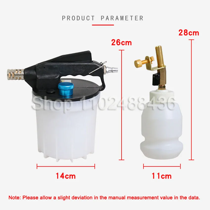 

Автомобильный комплект для прокачки тормозной жидкости, воздушный пневматический вакуумный инструмент, автомобильные инструменты, экстрактор воздуха, масляный насос сцепления, прокачка, пустой сливный 2 л