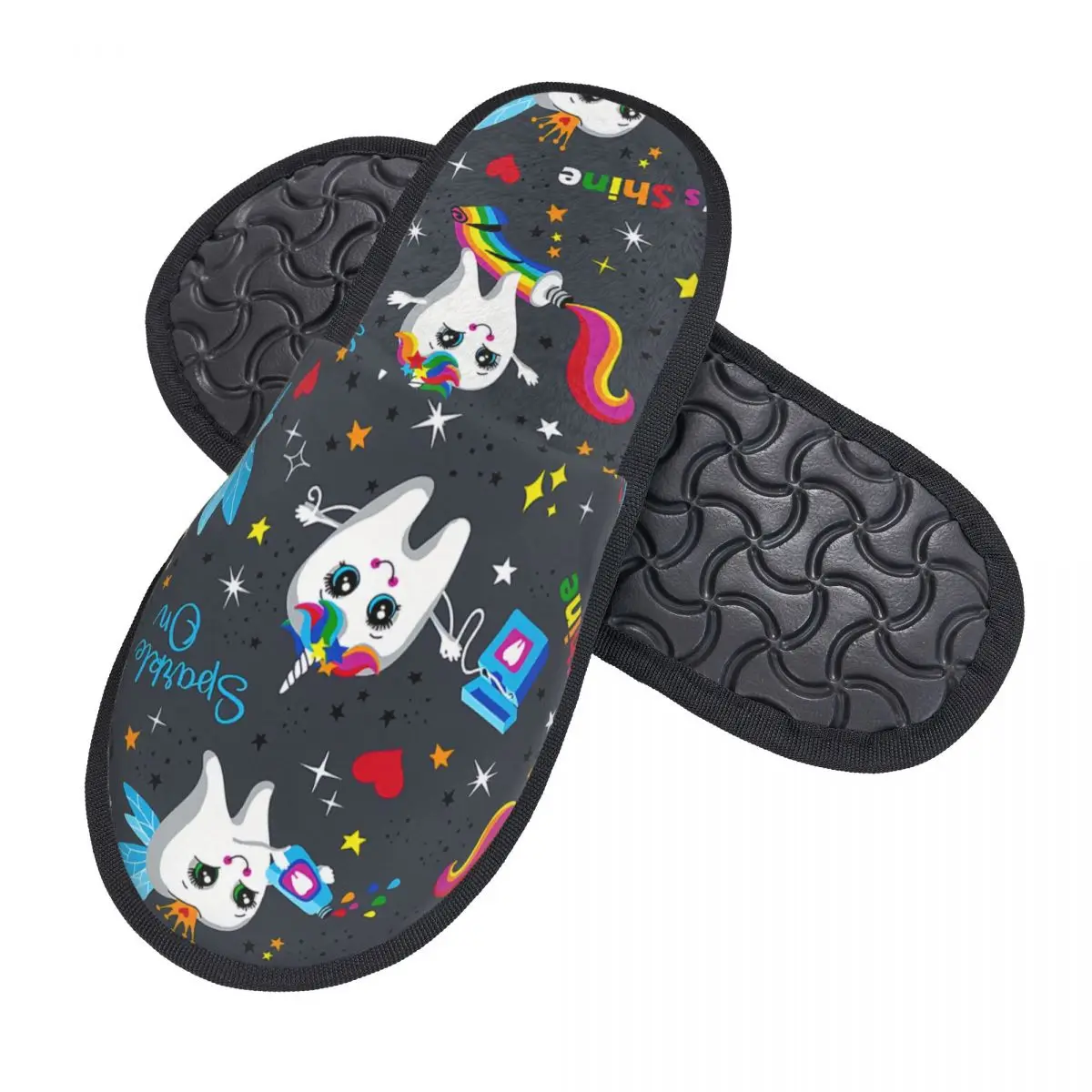 الأسنان ماجيك طبيب الأسنان شبشب منزل لينة الدافئة الأسنان طب الأسنان رغوة الذاكرة رقيق النعال مخصص النساء داخلي في الهواء الطلق الأحذية