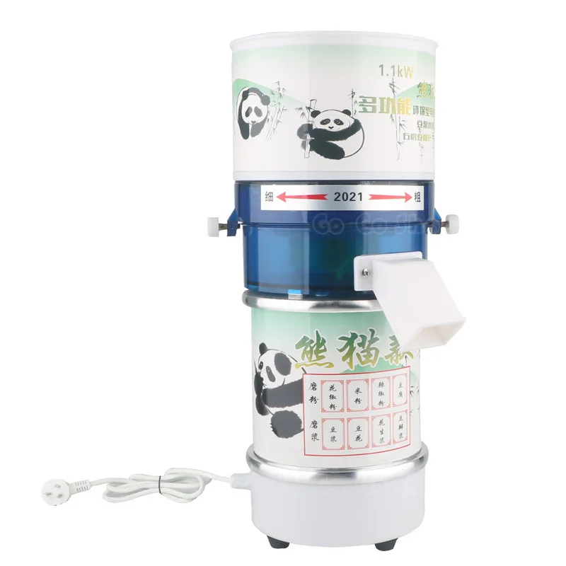 Electric Multi-functional Refiner Efficiency Household Stone Mill Grinding Refining Small Soy Bean Milk Dry and Wet Refiner