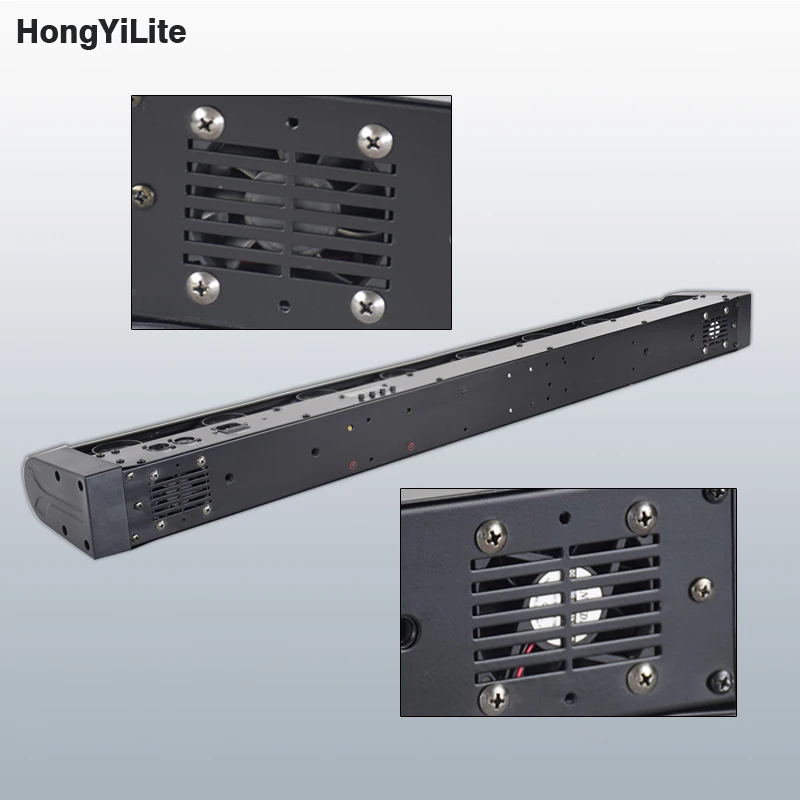 HongYiLite 8x12W RGBW LED Bar Beam Moving Head Light DMX512 Master Slave Sound Control For Club Stage Party DJ Show