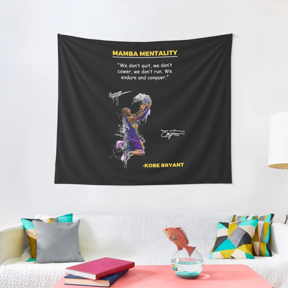 Mamba Mentality Tapestry Carpet Wall Home Decorations Aesthetic Aesthetic Home Decor Tapestry