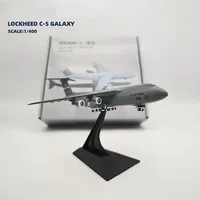 DieCast 1:400 Scale USAF Lockheed C-5 C5 Galaxy Alloy Transport Aircraft Model Collection Toy Gift Display Military