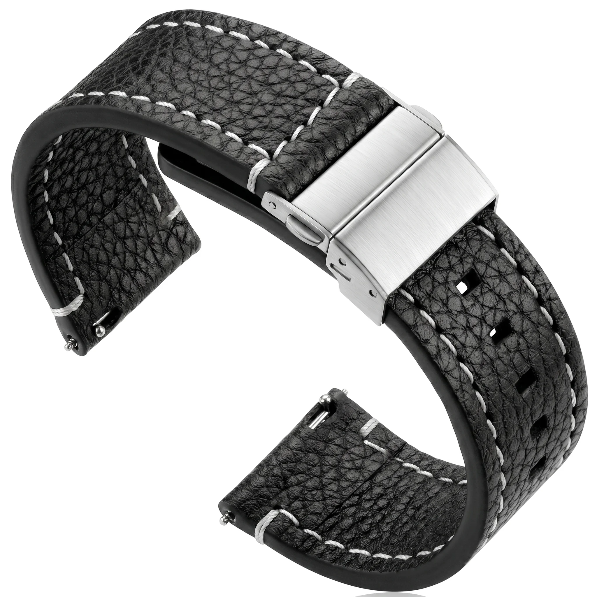 Genuin Leather Watchband For H - Suede Strap Watch recension och pris