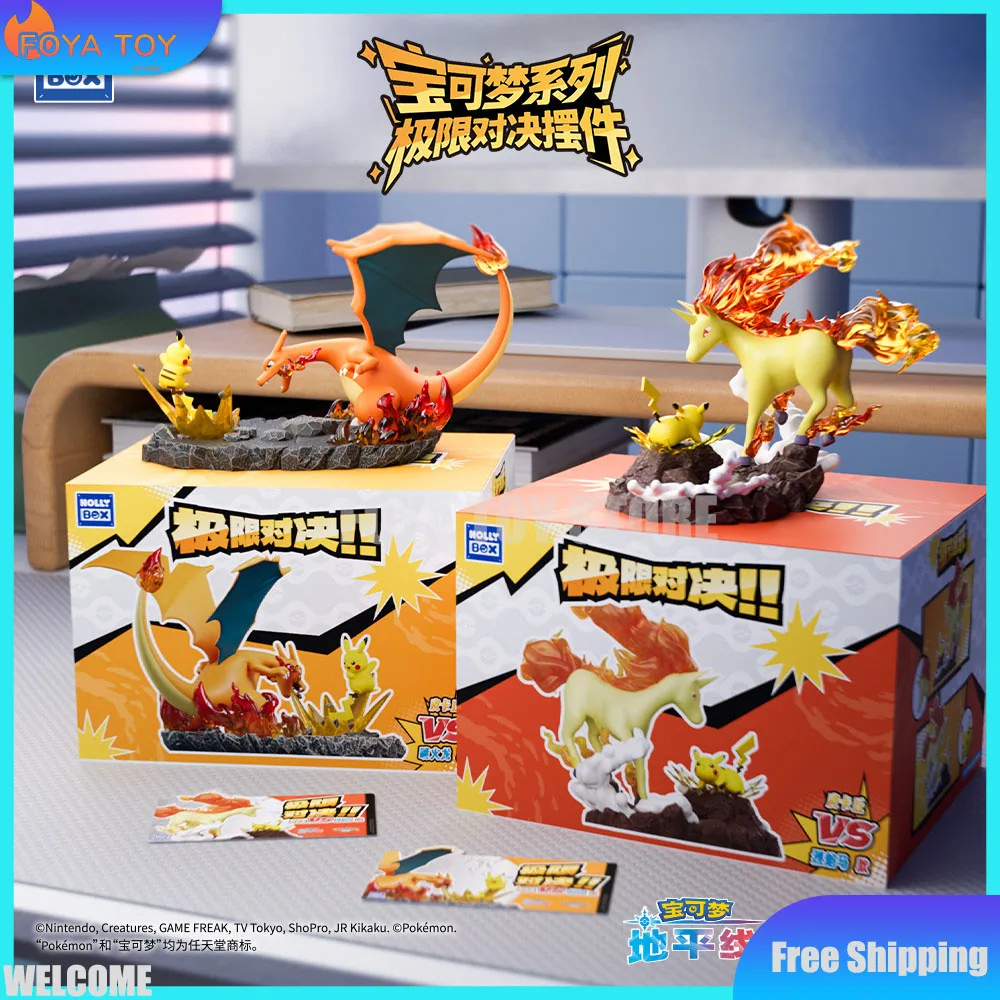 オリジナル14cm-ポケモン-リミットデュエルシリーズ-フラミンゴ-vs-ピカチュウ-アクションフィギュア-ゲンガー-アニメフィギュア-部屋の飾り-おもちゃ-ギフト