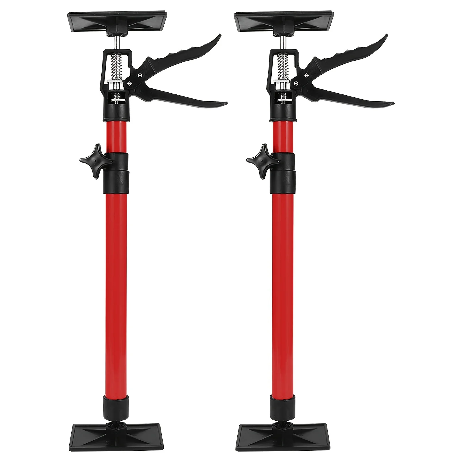 2Pcs Telescopic Lifter Stand 80kg Load Capacity Adjustable 30-59cm Height Multi-Angle Support Telescopic Steel Support Rod