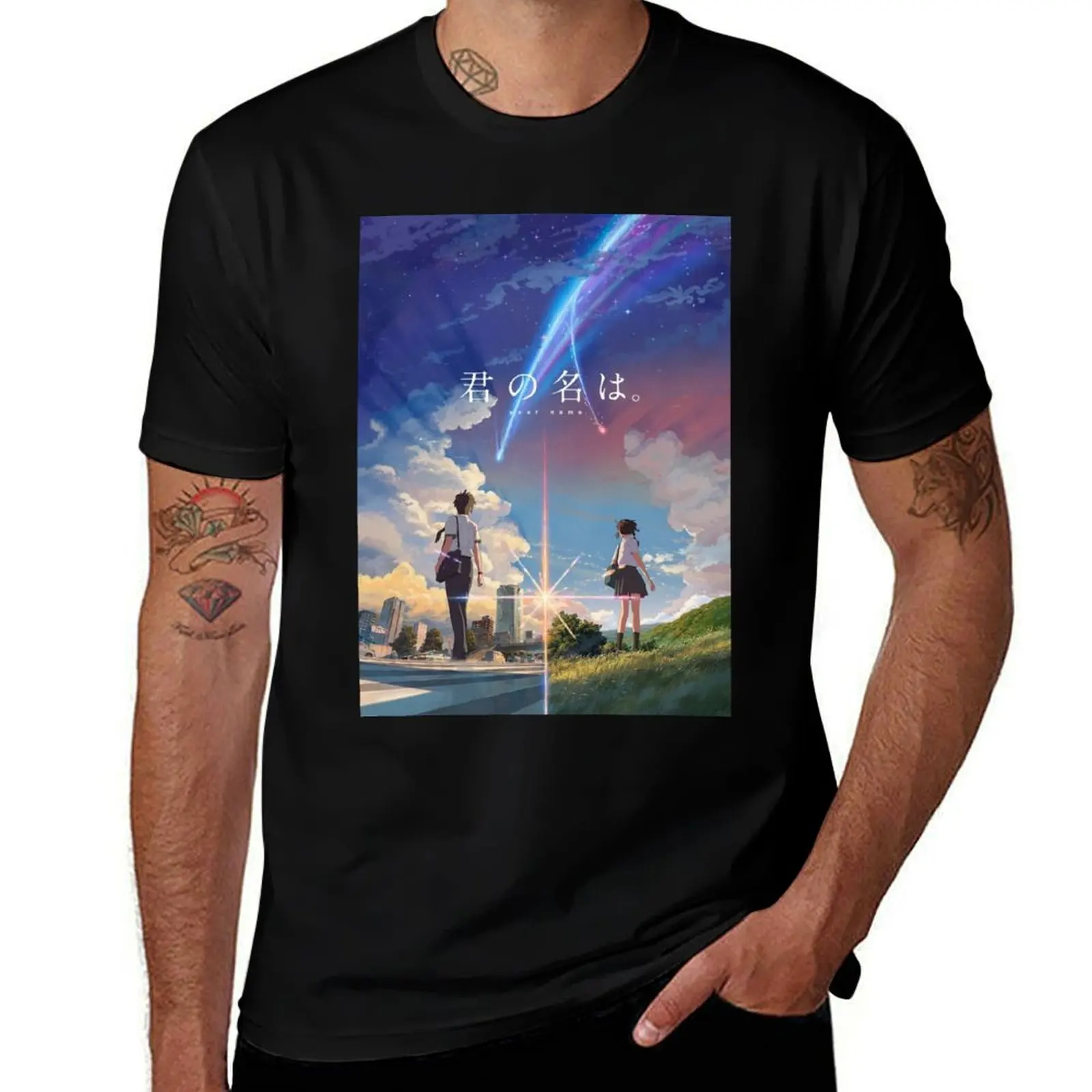 

Kimi No Nawa/Your Name T-Shirt man t shirts cotton t shirt man cotton T-Shirt