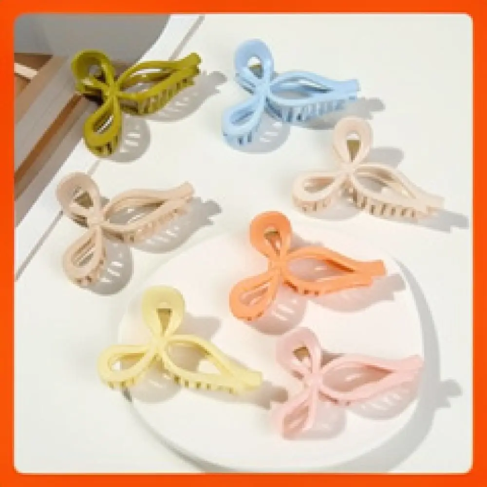 Korean Style Hair Claw For QIYUE Women Polka Dot Pattern Elegant Shark Clip Geometric Hair Accessory Daily Bun Fastening Tool PC