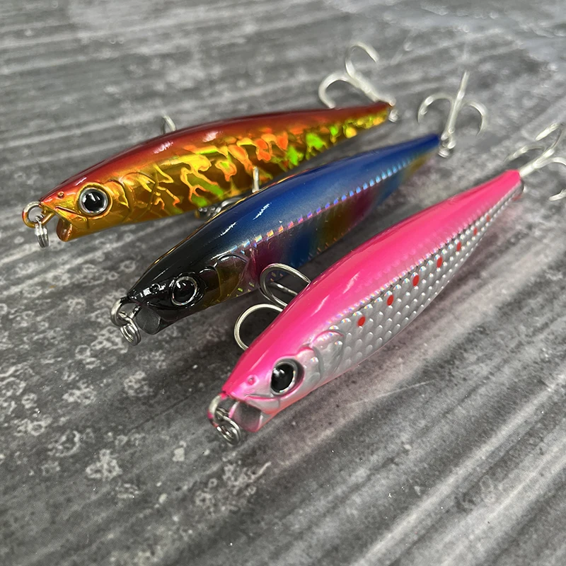 110mm 48g Sinking Minnow Fishing Lures Monster Shot Casting Saltwater Artificial Hard Baits Pencil Swimbait Fishing Equipment