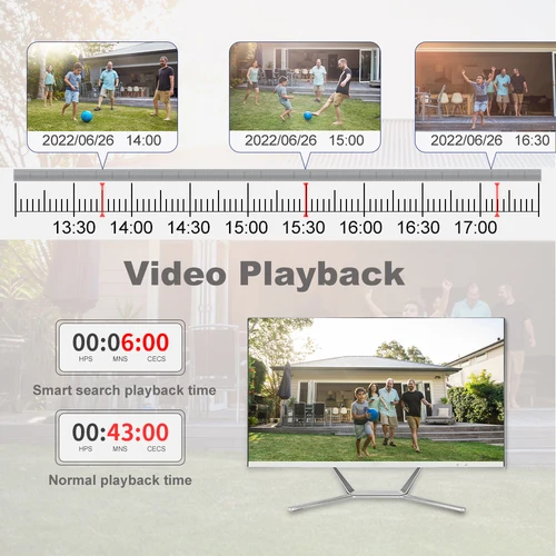 Imagen 2 del producto MISECU H.265 4CH 8CH 1080P 5MP 8MP 4K Ultra HD POE NVR red grabadora de vídeo de detección facial para seguridad cámara IP POE ONVIF