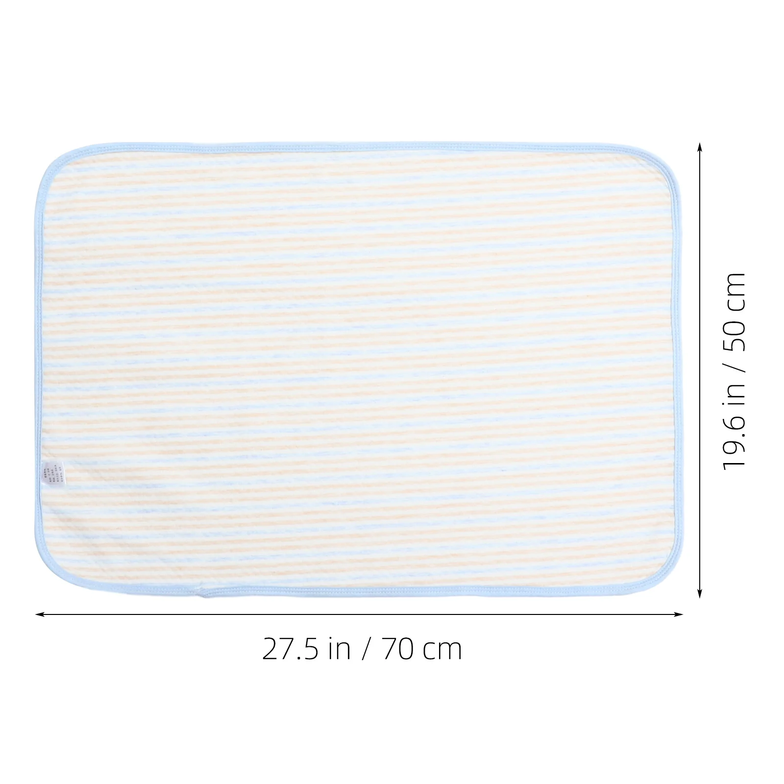 

2Pcs Waterproof Breathable Baby Changing Pads Multipurpose Nursing Cushions for Bed Crib Diaper Changing Mat Washable Cotton