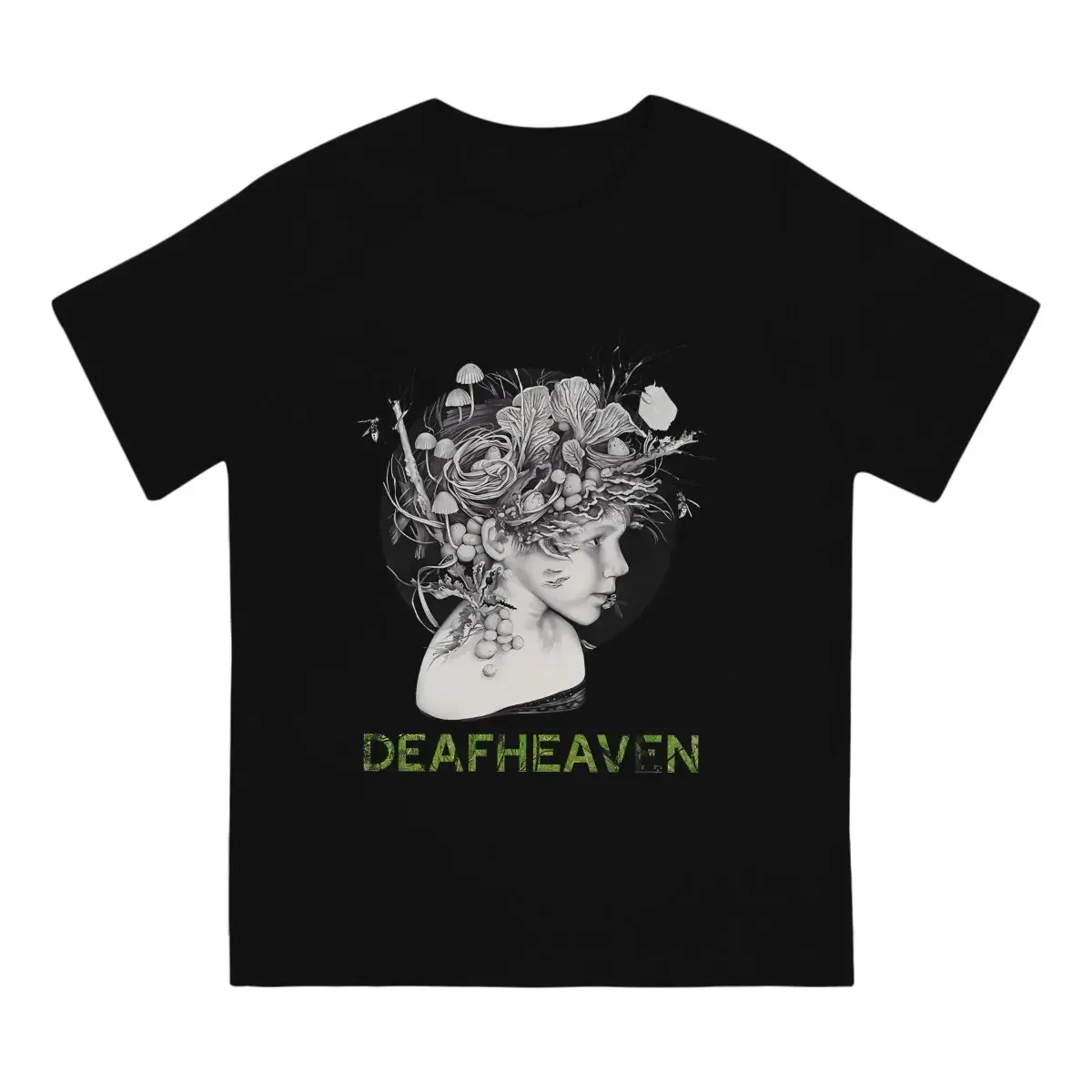 Wild Girl Men T Shirt Deafheaven Vintage Tees Short Sleeve Crew Neck T-Shirts 100% Cotton Original Clothing