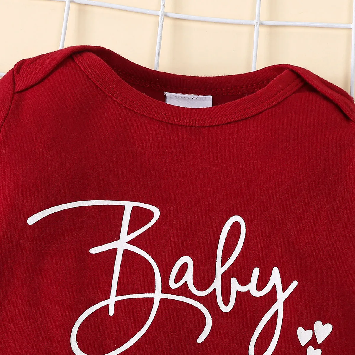 Комбинезон с круглым вырезом и длинными рукавами с английским принтом для мальчика (включая шляпа) и штаны