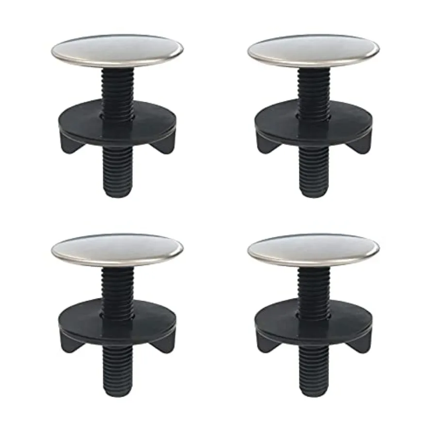 

4 Pack Kitchen Faucet Hole Cover Sink Tap Hole Plate Stopper Cover Brushed Metal Stainless Steel Plug Kitchen Sink Hole Cover