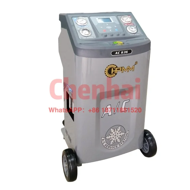 

HPMM AC636 Recycling Recharging Ac Refrigerant Recovery Machine AC R134a Freon Recovery Machine