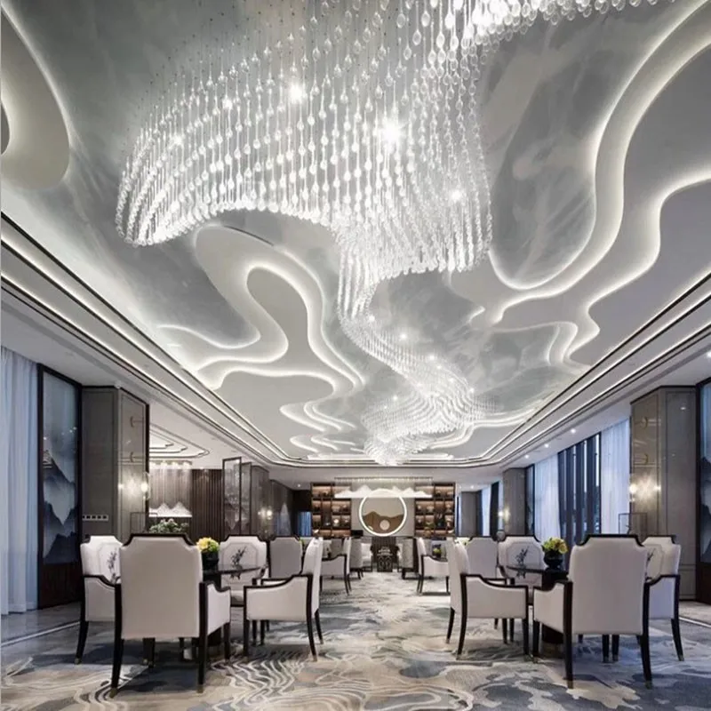 

Creative Chandelier Luxury Crystal Ceiling Chandelier Nordic Designer Dining Room Chandelier Customized Chandelier Hotel Lobby