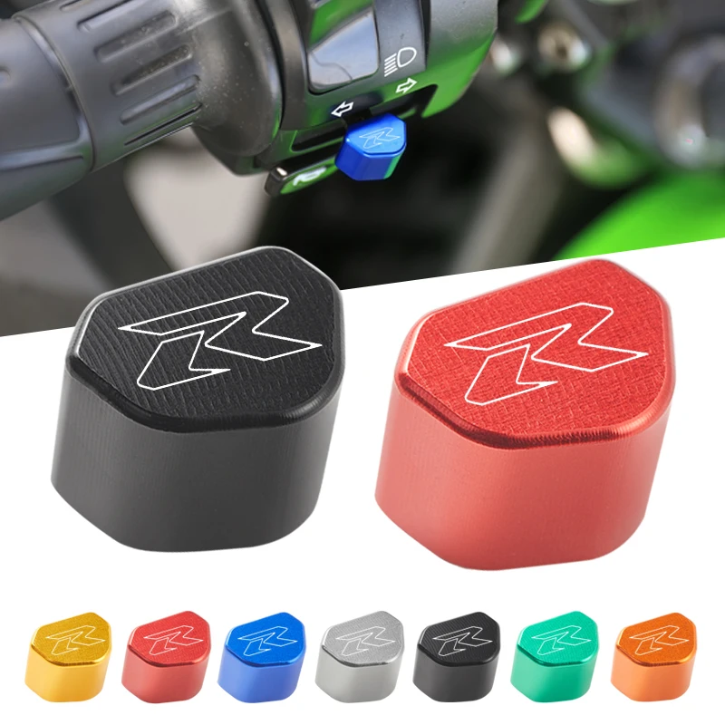 For Suzuki GSXR 600 750 1000 GSX-R 600 750 1000 125 150 1998-2025 CNC Aluminum Motorcycle Button Turn Signal Switch Key Cap