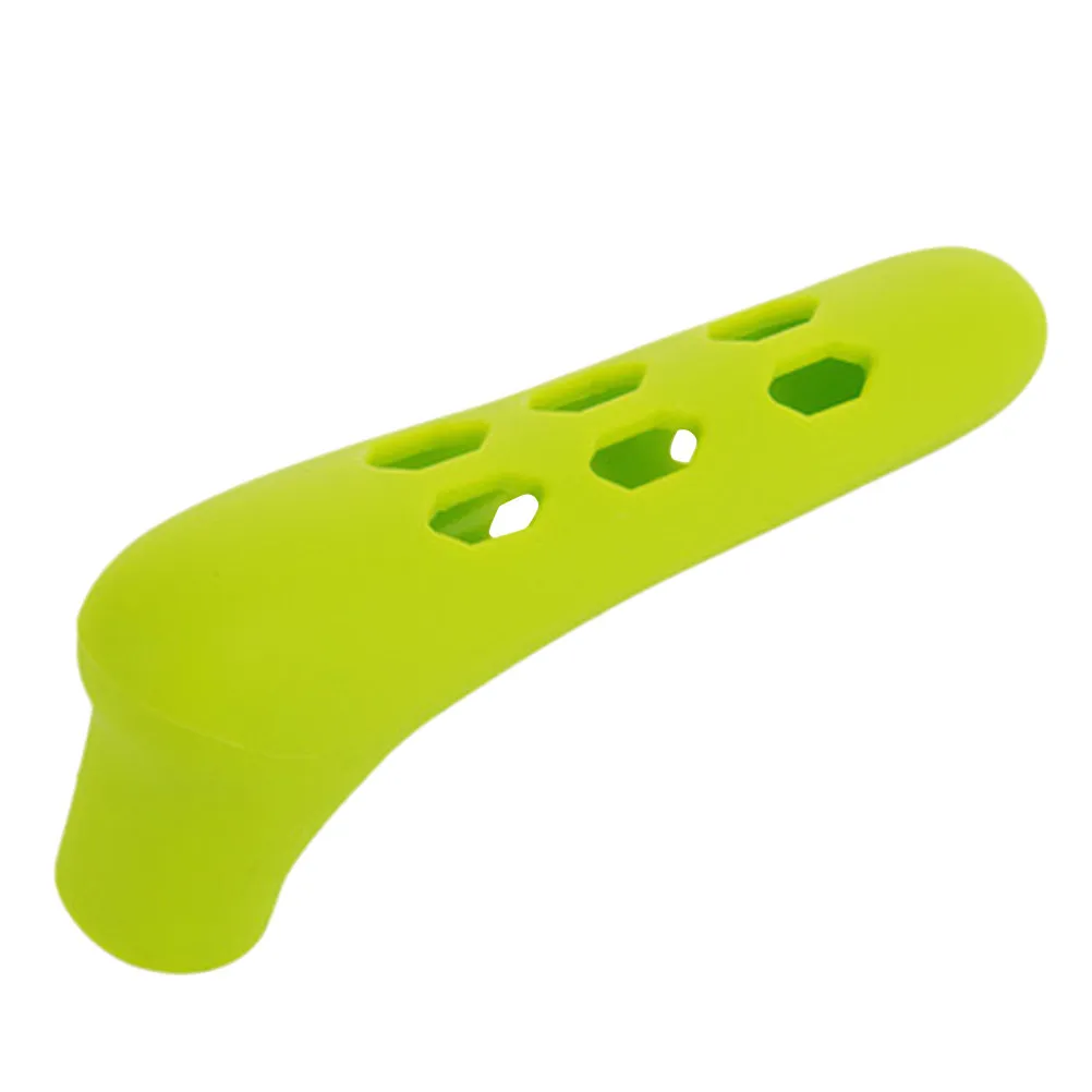 Silicone Door Handle Glove L-Shaped Knob Cover Safety Protector Non-Slip Waterproof Quick- -Friendly Odorless Green