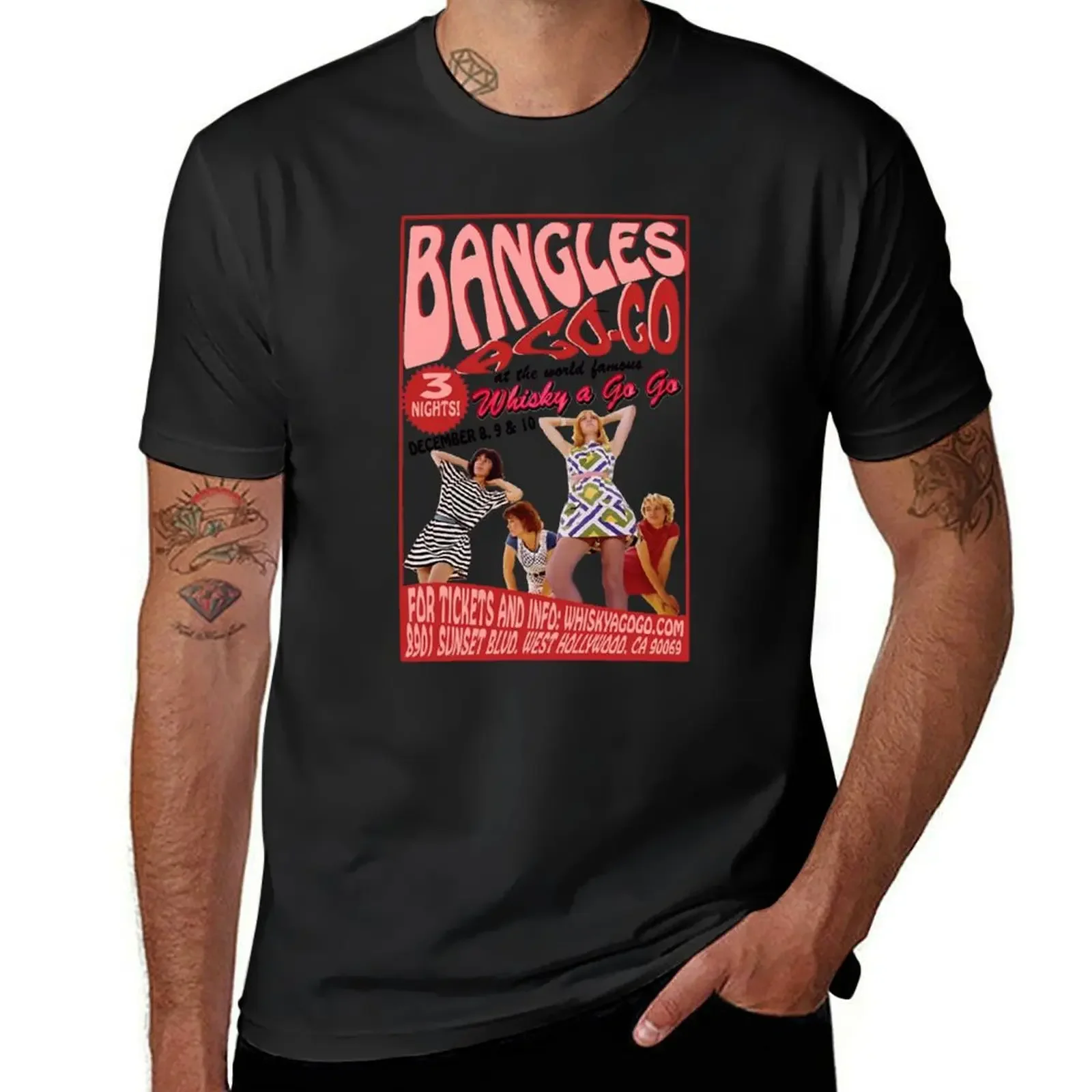 The Bangles T-Shirt summer clothes sports fans anime clothes t shirts men