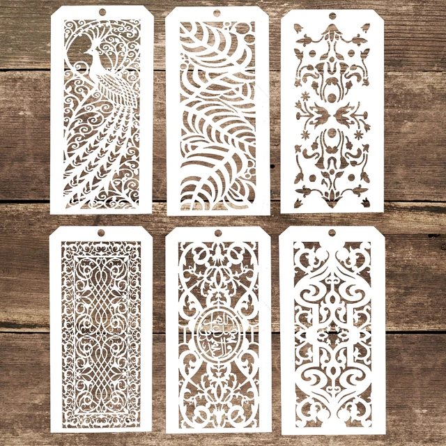 6 sztuk DIY Craft mak tropikalny liść wzornik dla DIY Scrapbooking tłoczenie Album rzemiosło dekoracyjne kartki papierowe