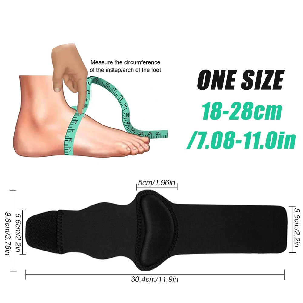 Arch Support for Plantar Fasciitis Relief,Unisex Arch Support Inserts,Adjustable Orthotics Compression Arch Support Braces Bands
