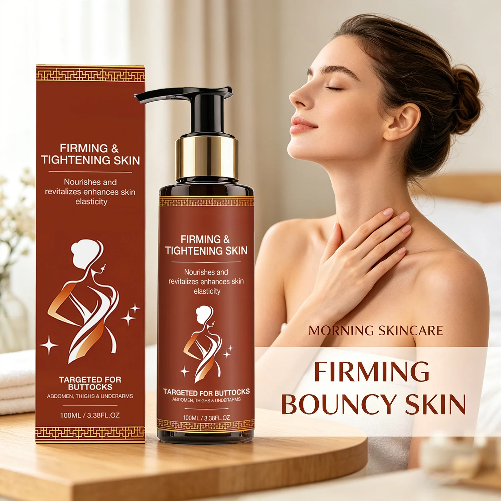 Firming & Tightening Body Oil Nourishing Enhancing Skin Elasticity Improve Skin Texture Smoothing Massage Oil Hydrating Essence