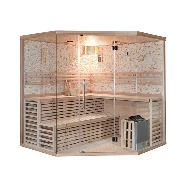 Steam shower room Sauna room with body massage