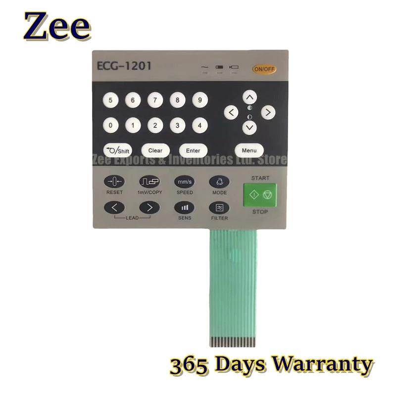 

Новинка для ECG1200 ECG1201 ECG-1200 1201 мембранная клавиатура переключатель клавиатура