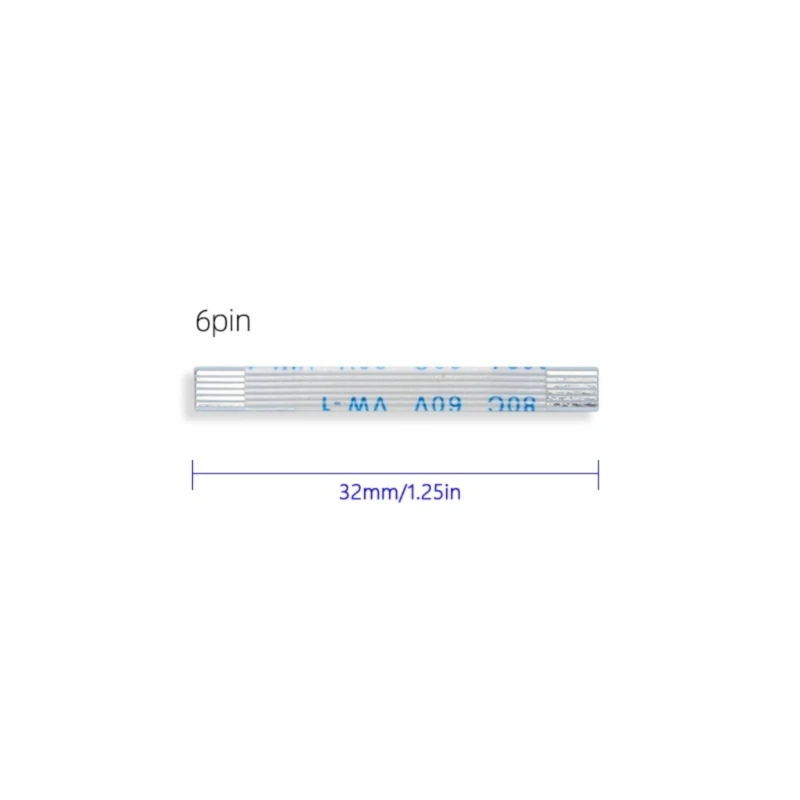 Cable for Wireless Game Controller Left Right Adaptive Motor Ribbon Cable Replacement 6Pin Ribbon Cable N2UB