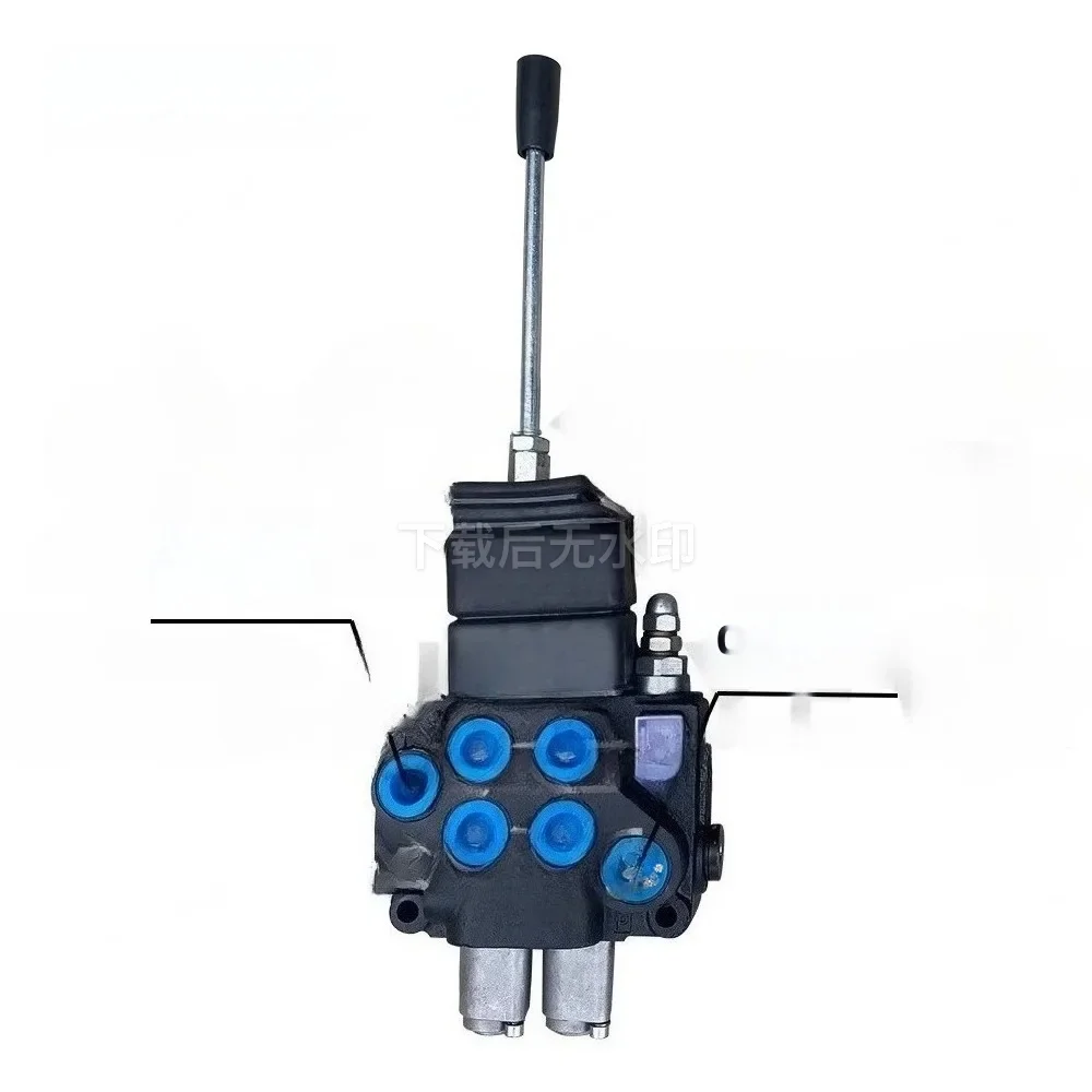 Hydraulic Multi-way Valve ZT12 Distributor Forklift Control Valve 2-Way 3-Function, Series Connection Two Belt Bridge Controller