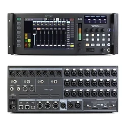 Behringer WING Rack 48-channel Rackmount Digital Mixer with Touchscreen, Midas Pro Preamps For Live Show Stage Sound