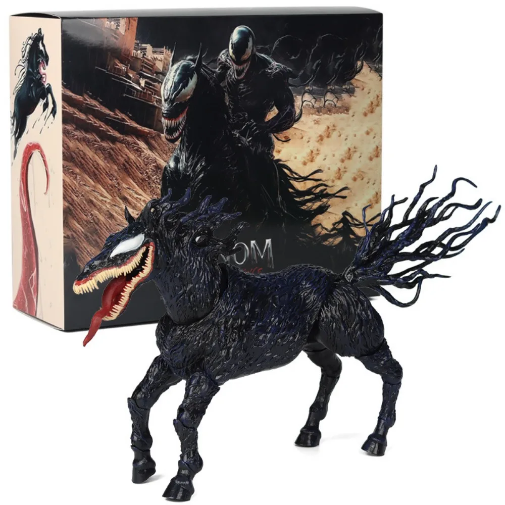 Marvel Venom 3 The Last Dance Venom Horse Action Toy Figure Mobilità articolare Modello fatto a mano Periferiche di film Fantastico regalo di Natale