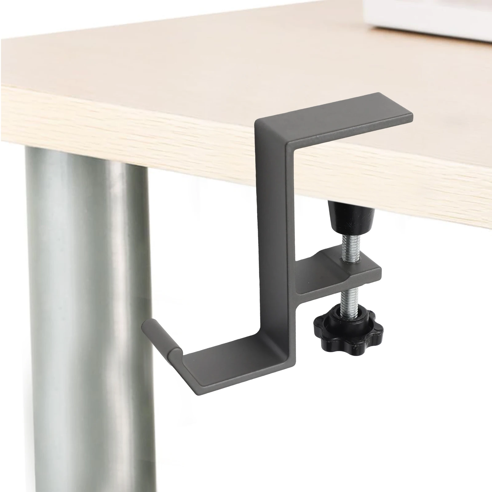 Black Desk Hook for versatile Storage Solution Multi-Purpose Hook Lightweight And Portable Non-Slip Design Supports Up To 5kg