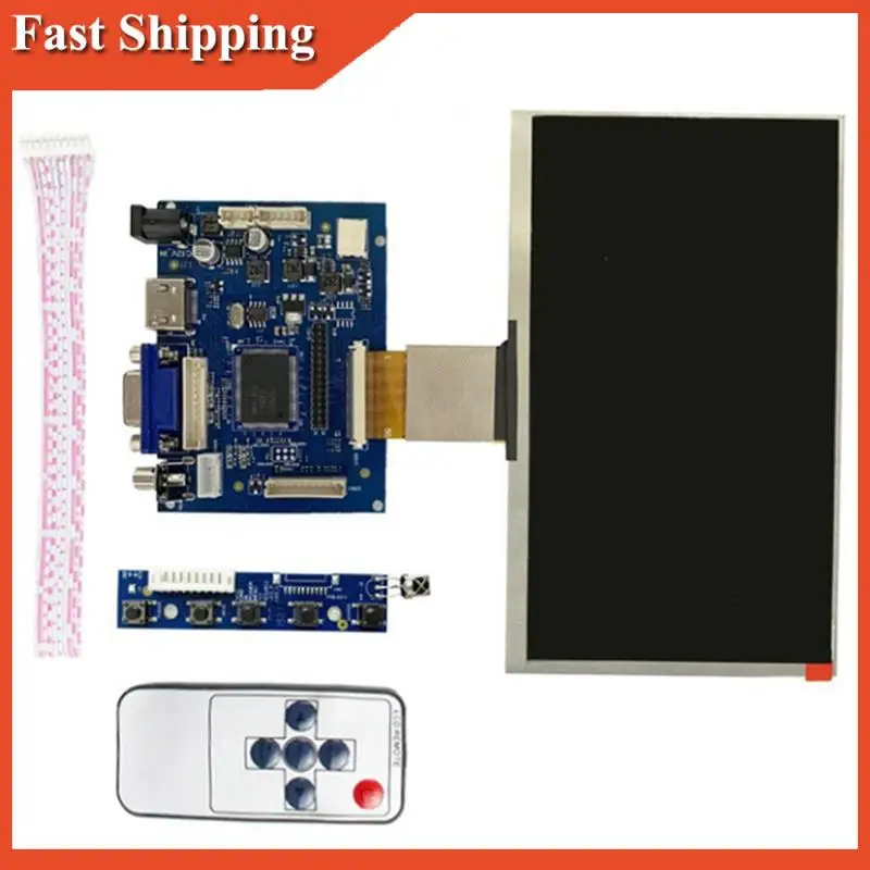 

Efficient 7 Inch 50Pin HD 1024X600 LCD Display -Compatible Driver Board DIY Chassis Display Kit For Raspberry Pi