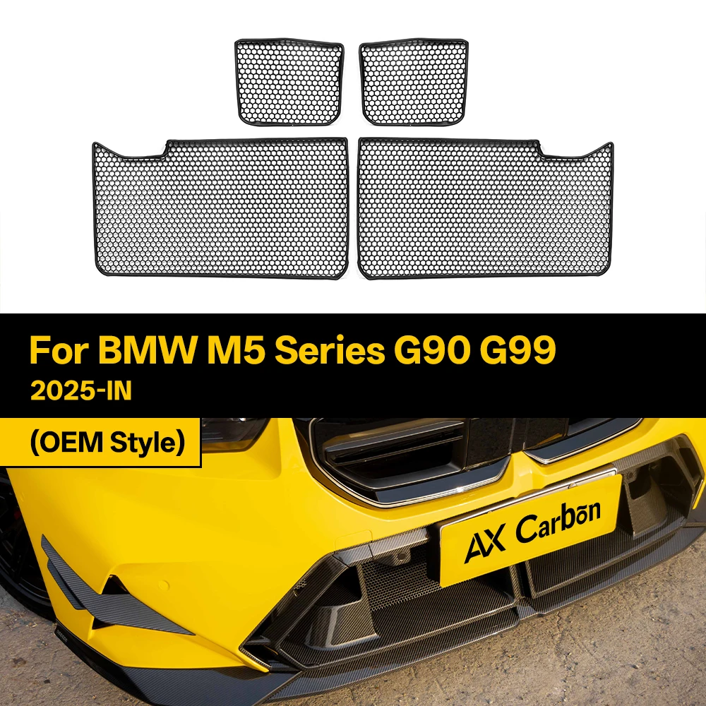 

Передняя центральная сетчатая решетка из алюминиевого сплава для BMW M5 серии G90 G99 OEM стиль 2025-IN 4 шт./компл.