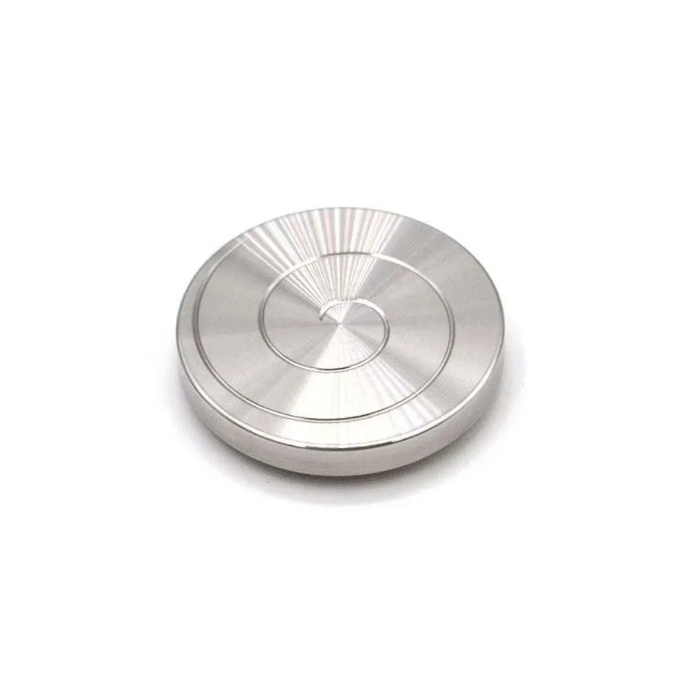 Metal Coin Fidget Spinner Desktop Stress Relief Toy Pocket EDC Smooth Spinning Decompression Gyro Gadget 2 Colors Optional