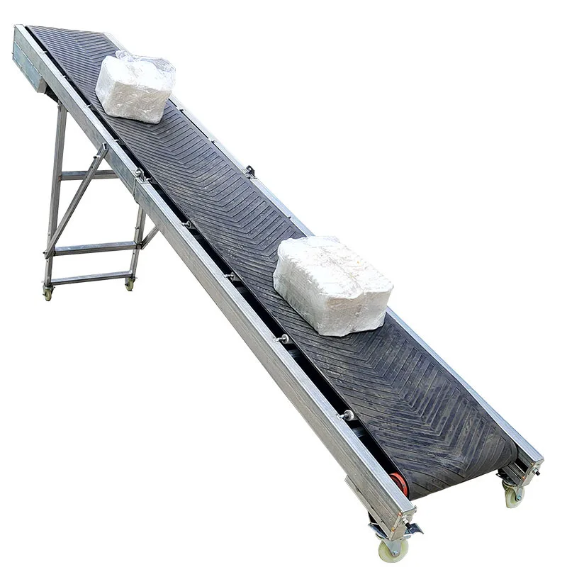 Portable Reversible Small Conveyor Belt Foldable Grain Warehouse Loading & Unloading New Condition for Agricultural Equipment